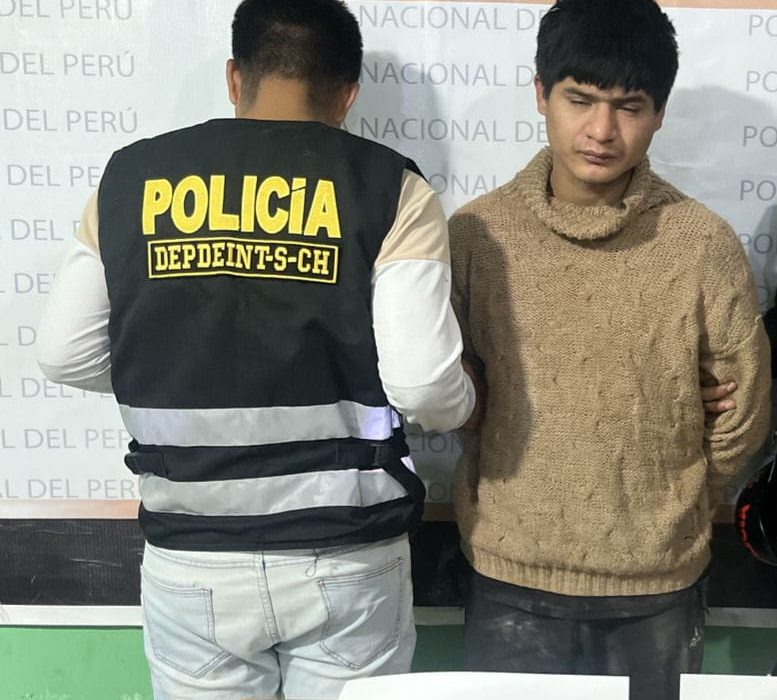 Detienen a presunto integrante de banda criminal “Los Rápidos de Santa Irene” en Chimbote