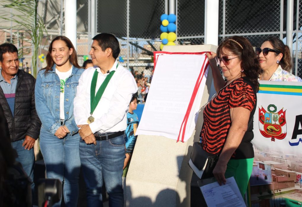Nuevo Chimbote: Inauguran moderno parque biosaludable en A.A.H.H 7 de Julio
